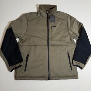 Filson Granite Spire Fleece Jacket Mens M Medium Field Olive Green Full Zip
